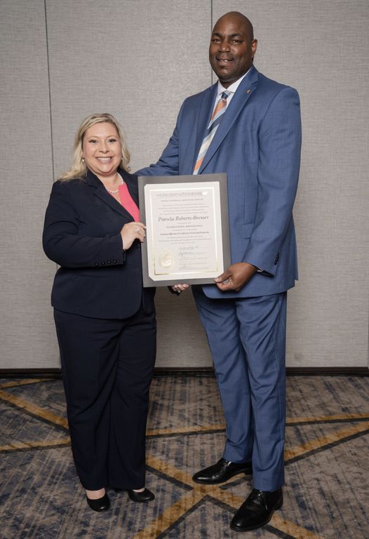 Roberts-Brewer earns Certified Public Administrator designation