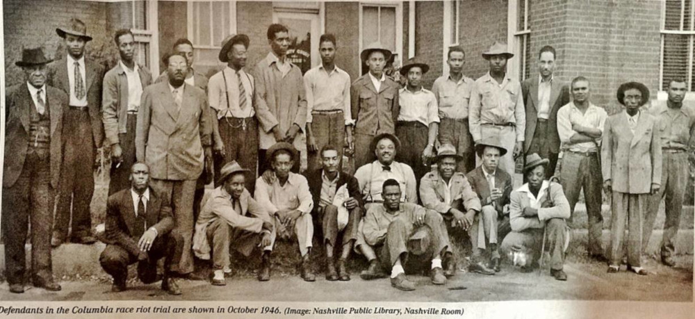 Defendants in the Columbia Race Riot Trial