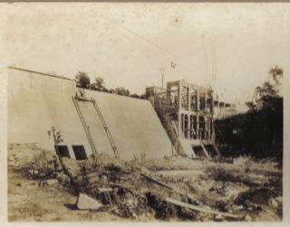 1924 Dam During Construction